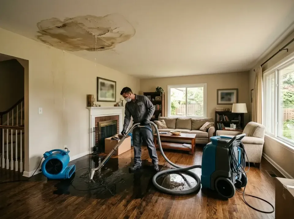 attic-pipe-burst-ceiling-drip-008 — frequently asked questions, Water Damage Restoration & Carpet Care in Westmoreland, TN